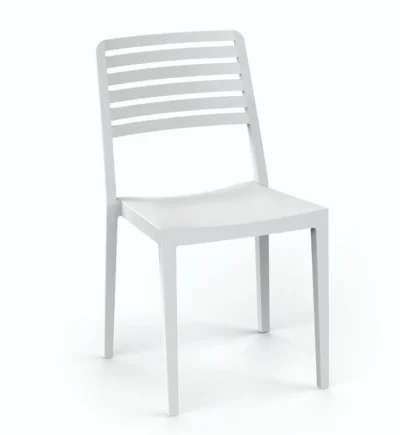 Silla Terraza Polipropileno color Blanco ROW 1 BLA