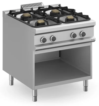 Cocina a gas 4 fuegos 2x7 + 2x11 Kw con Mueble MFB98AXL MAGISTRA PLUS 900
