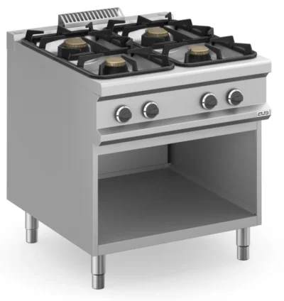 Cocina a gas 4 fuegos 4x5,5 Kw con Mueble MFB98AXXS MAGISTRA PLUS 900