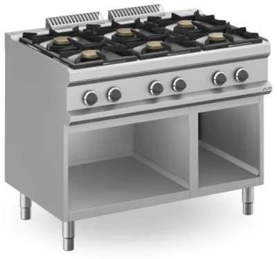 Cocina a gas 6 fuegos 6x7 Kw con Mueble MFB711AXL MAGISTRA PLUS 700