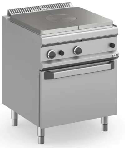 Cocina de Plancha Radiante a Gas 70 cm con Horno a Gas MTPG77FG MAGISTRA PLUS 700