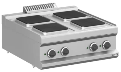 Cocina Eléctrica 4 zonas Cuadradas Sobremesa MPQ77T MAGISTRA PLUS 700