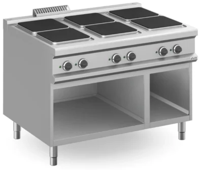 Cocina Eléctrica 6 zonas Cuadradas con Mueble MPQ912A MAGISTRA PLUS 900