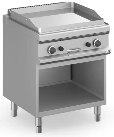 Frytop a gas 70 cm Placa Lisa Cromo Duro con Mueble