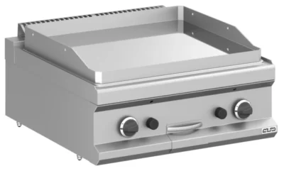 Frytop a gas 70 cm Placa Lisa Cromo Duro Sobremesa