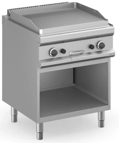 Frytop a gas 70 cm Placa Ranurada Acero Rectificado con Mueble