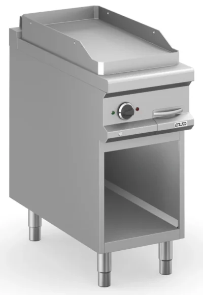 Frytop Eléctrico 40 cm Placa Lisa Acero Rectificado con Mueble