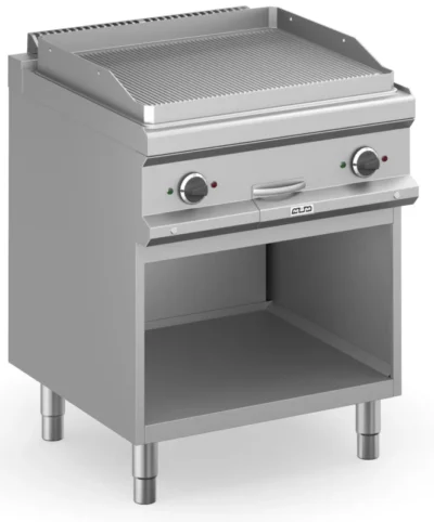 Frytop Eléctrico 70 cm Placa Ranurada Acero Rectificado con Mueble