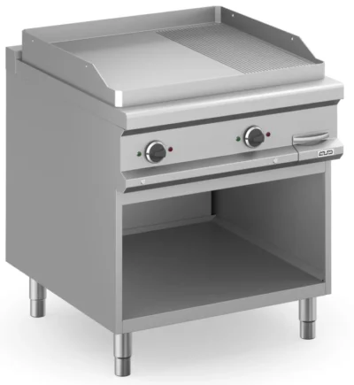 Frytop Eléctrico 80 cm Placa Lisa Acero Rectificado con Mueble