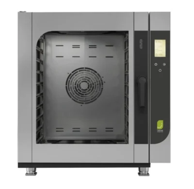 Horno a Gas Mixto Digital Full Touch 10 GN1/1-60x40 con Control de Humedad y Lavado Automático CHEFMATE MBM CMFG10-HUWU