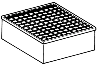 Pileta con sifón vertical inoxidable 40 cm MAGISTRA PLUS 900