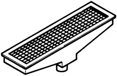 Pileta con sifón vertical inoxidable 80 cm MAGISTRA PLUS 900