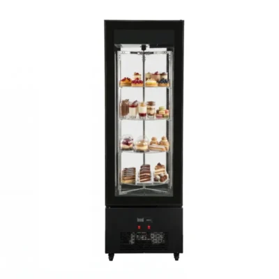 Armario Refrigerado Ventilado Total 4 Caras de Cristal con 4 estantes GIRATORIOS 650X665X2005h mm Línea PEKIN XC-440X