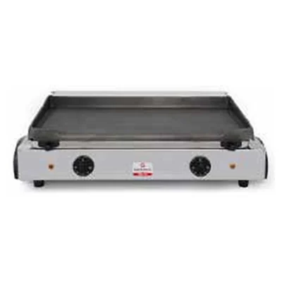 Plancha grill industrial doble lisa