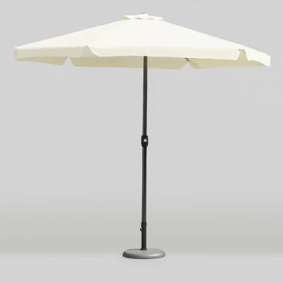 Parasol de aluminio de 2500 mm con manivela