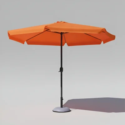 Parasol de aluminio de 3000 mm con manivela