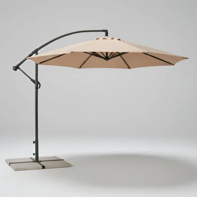 Parasol lateral redondo de 3000 mm para terraza