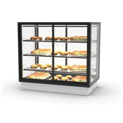 Vitrina caliente encastrable 1000x600x815 mm 3 estantes 1,05 kW autoservicio