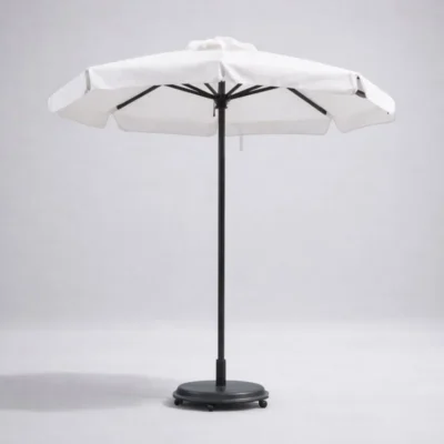 Parasol redondo de aluminio Ø3000 mm reforzado para hostelería