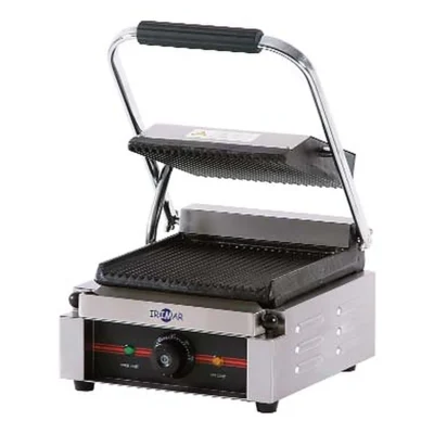 Sandwichera industrial compacta de acero inoxidable