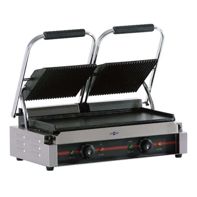 Sandwichera industrial doble de acero inoxidable