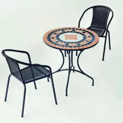 Sillón apilable para terraza de exterior