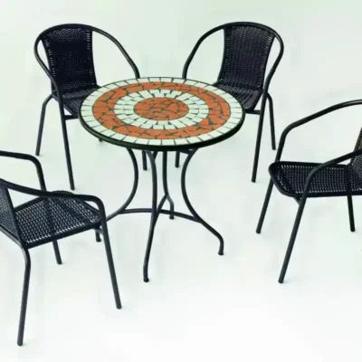Sillón metálico para terraza de exterior