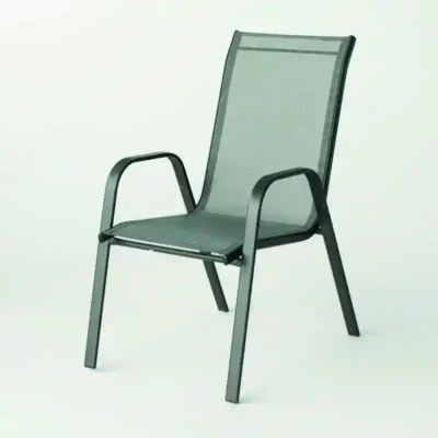 Sillón metálico para terraza en color antracita
