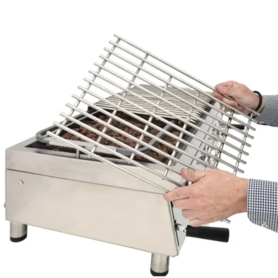 Parrilla universal para pescado de acero inoxidable 294 x 509 mm