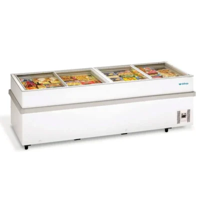 congelador puerta de cristal infrico IL 2500 HC