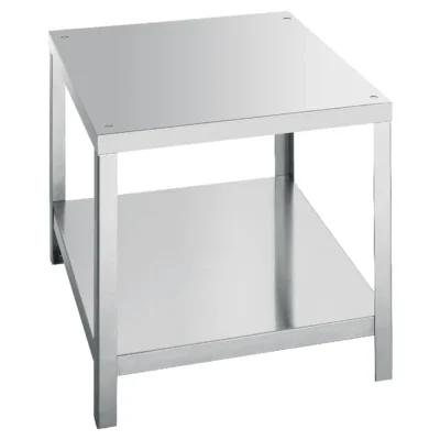 Bastidor de acero inoxidable de 595 x 595 x 490 mm para lavavajillas bajo mostrador de 500 mm