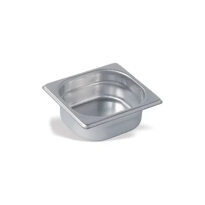 Cubeta Gastronorm GN 1/6 de acero inoxidable