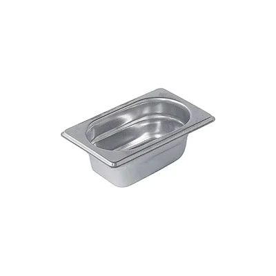 Cubeta Gastronorm GN 1/9 de acero inoxidable