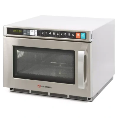 Microondas profesional con escáner de 17 litros y 1800 W