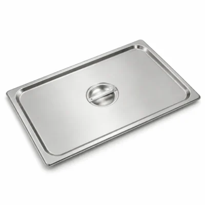 Tapa Gastronorm GN 1/1 de acero inoxidable con asa central