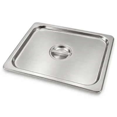 Tapa Gastronorm GN 1/2 de acero inoxidable con asa central