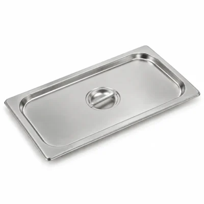 Tapa Gastronorm GN 1/3 de acero inoxidable con asa central